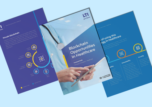Blockchain Opportunities in Healthcare LTI mockup