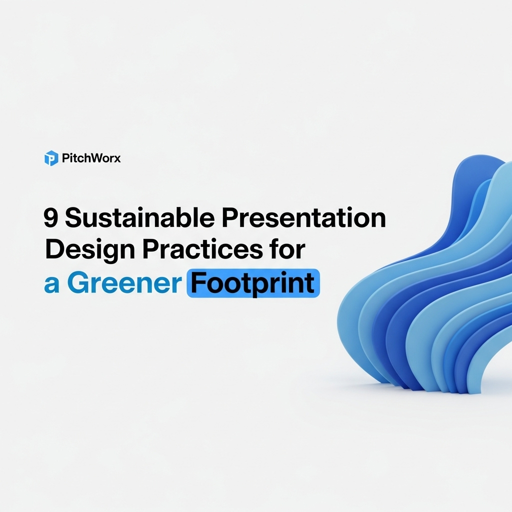 sustainable presentation design blog post