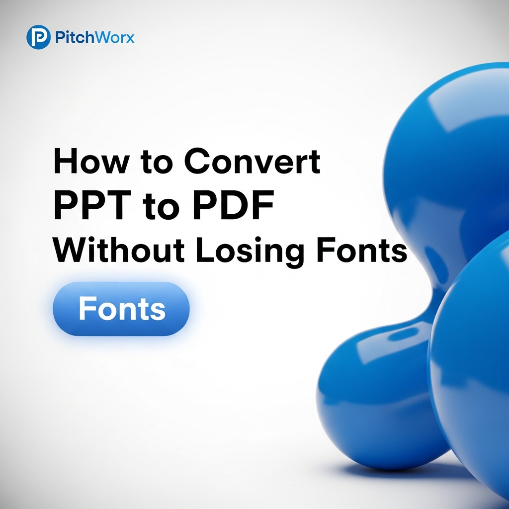convert ppt to pdf without losing fonts